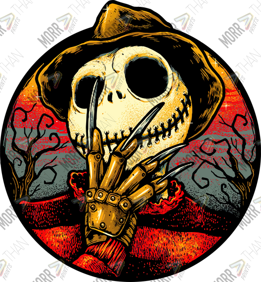 Skellington Krueger DTF Print