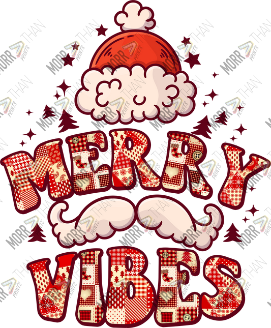 Merry Vibes Hat and Mustache