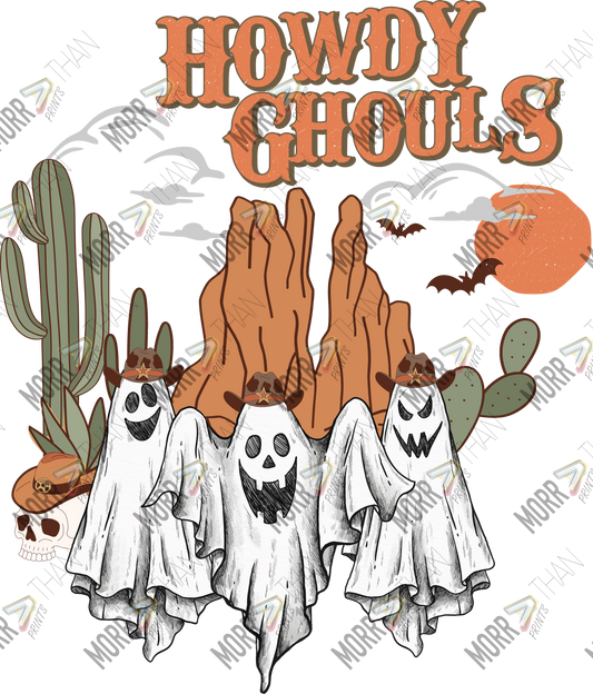 Howdy Ghouls Desert Ghosts DTF Print