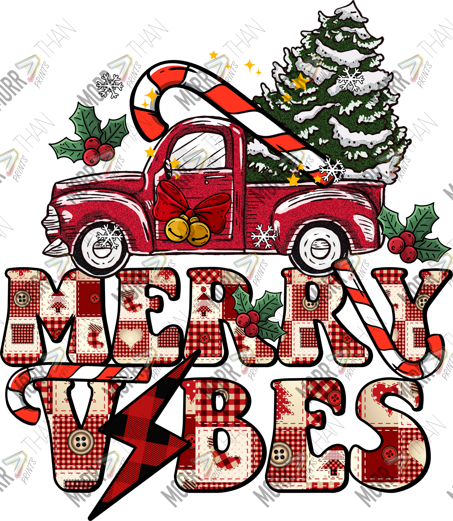 Merry Vibes Truck with Tree