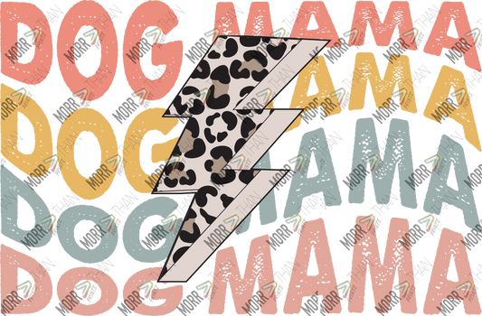 Dog Mama Colorful Repeat Bolt