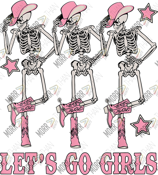 Lets Go Girls Skeletons