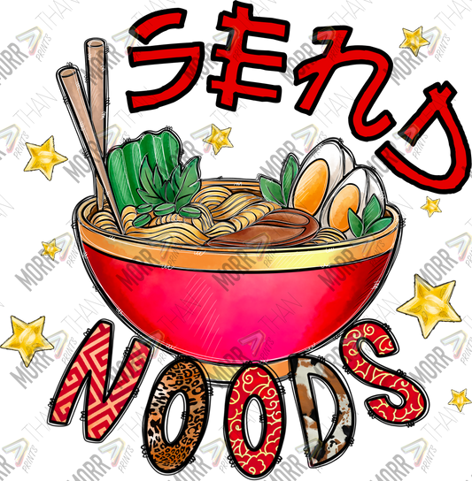 Send Noods Ramen DTF Print