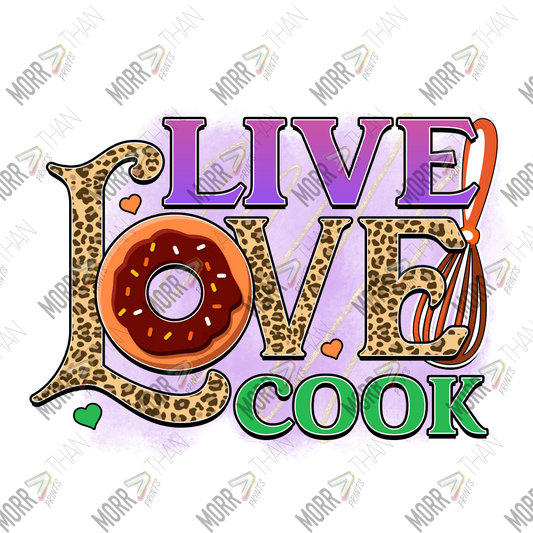 Live Love Cook Donut