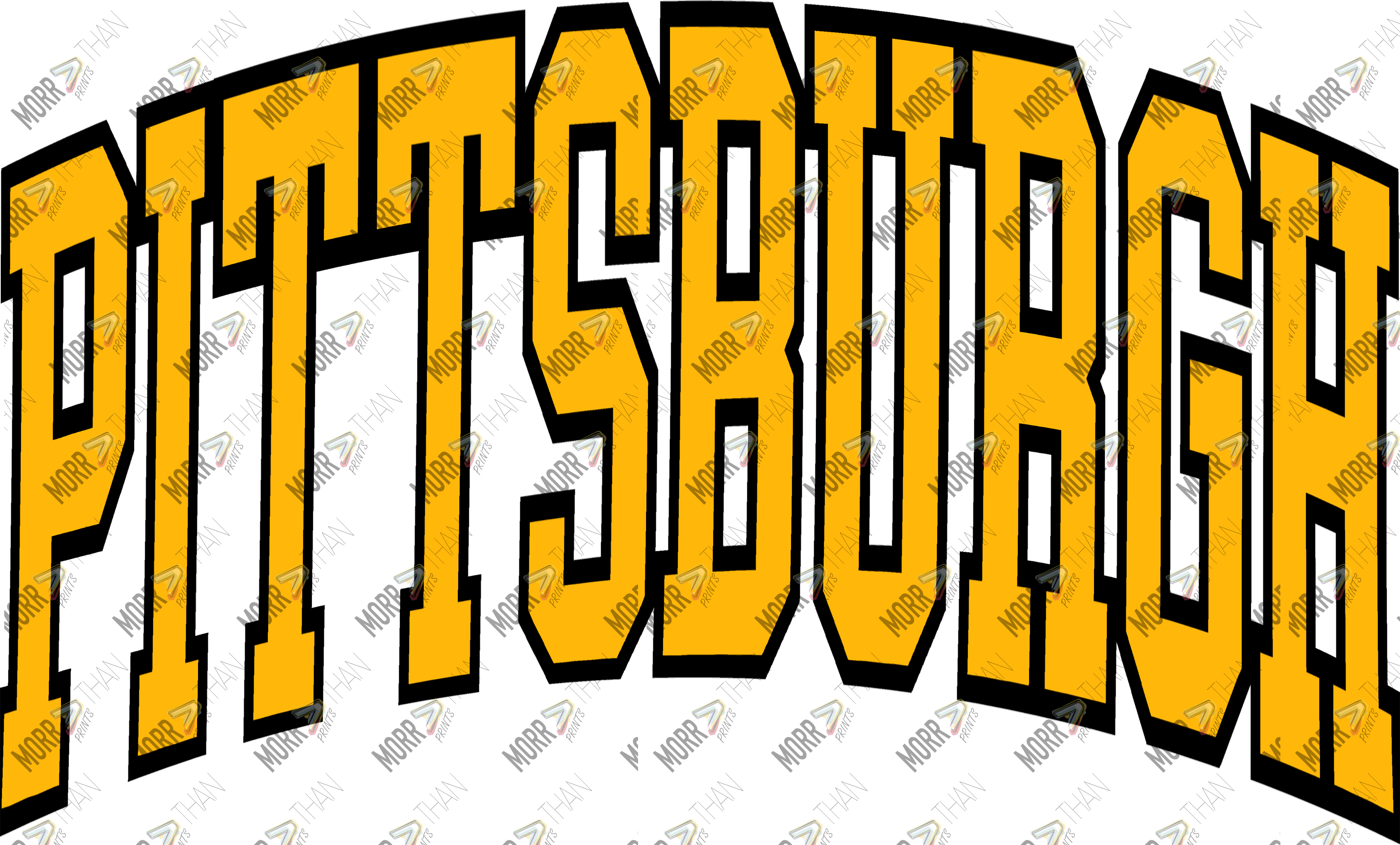 Pittsburgh Collegiate Font – Morr Than Prints