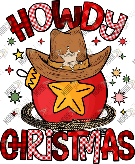 Howdy Christmas Ornament