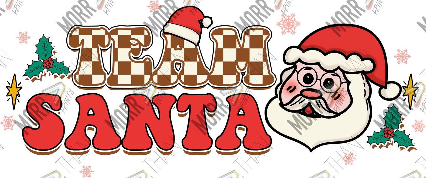 Team Santa Checkered