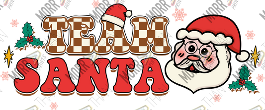 Team Santa Checkered