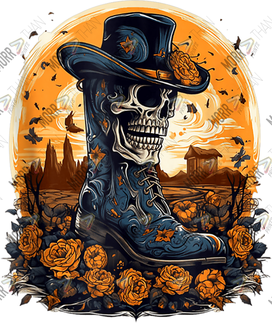 Western Halloween Skull