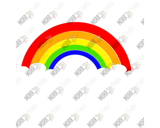 Rainbow With Clouds