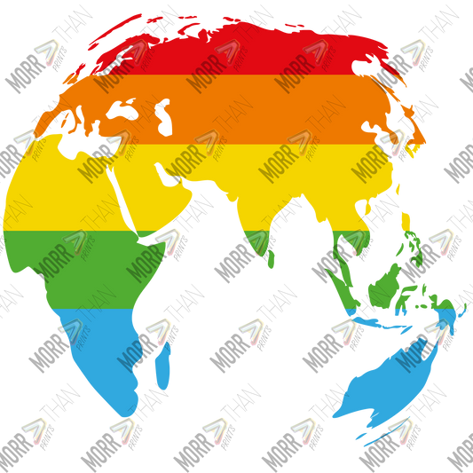 Rainbow World Map