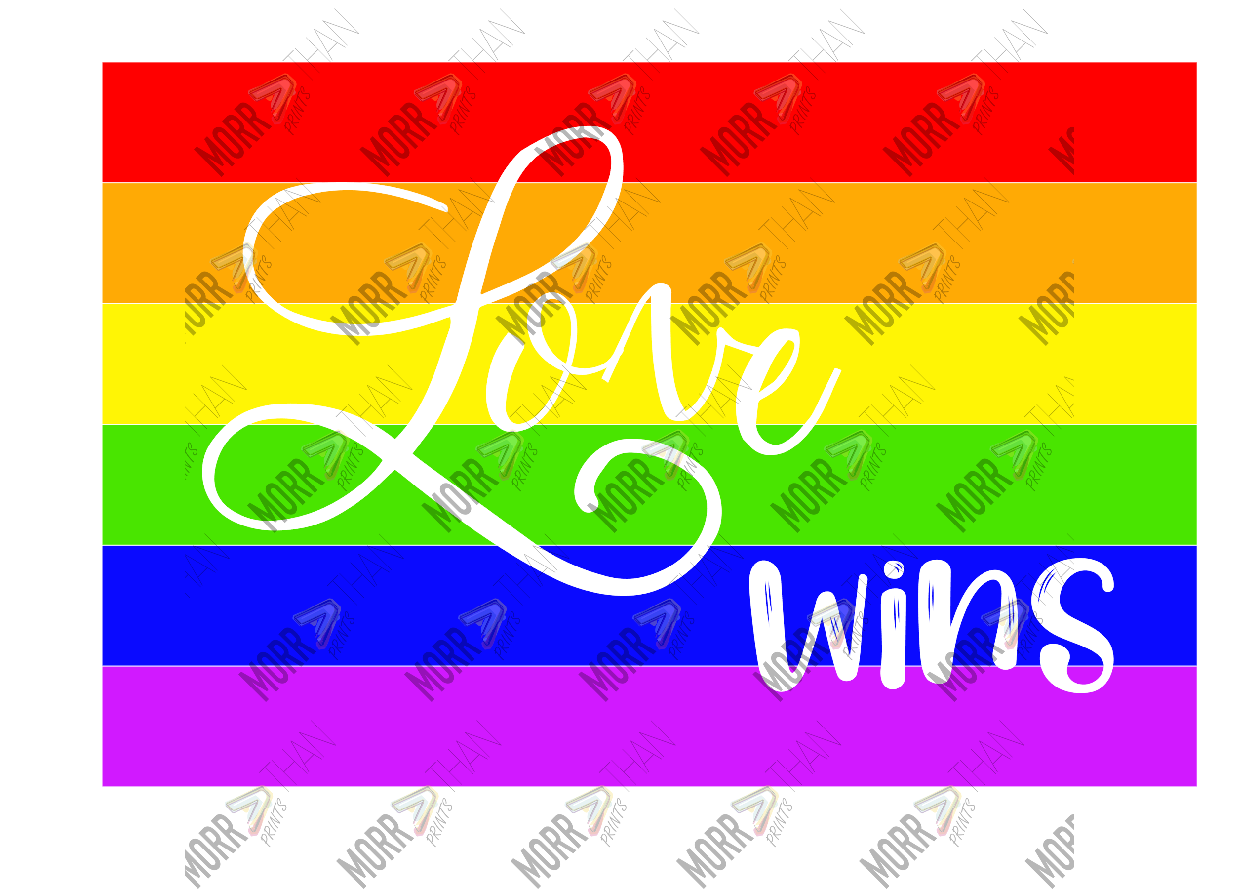 Love Wins Pride Flag – Morr Than Prints