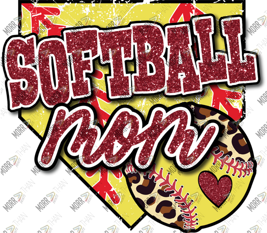 Softball Mom Home Plate