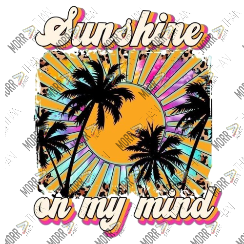 Sunshine On My Mind Beach Tie Dye