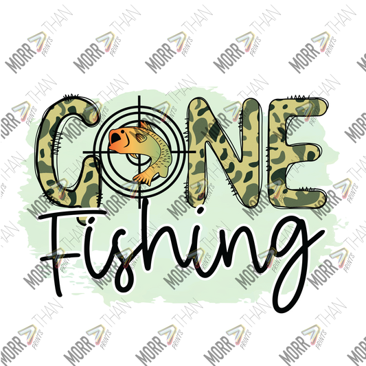 Gone Fishing Camo Target