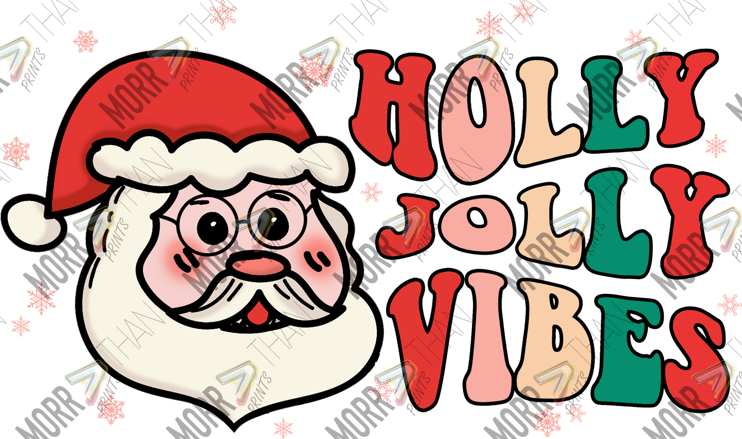 Holly Jolly Vibes Santa Head