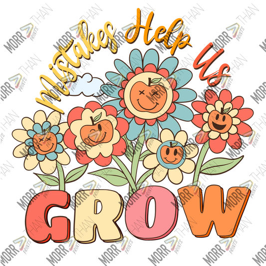 Mistakes Help Us Grow Smiley Flowers