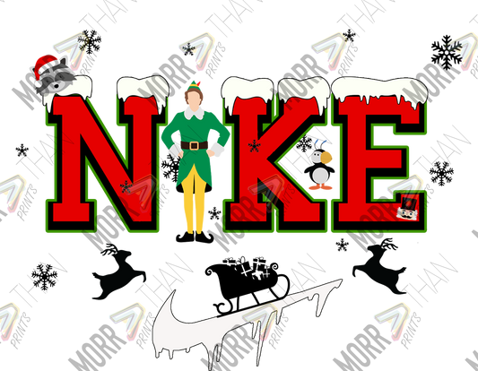 Elf Nike DTF Print