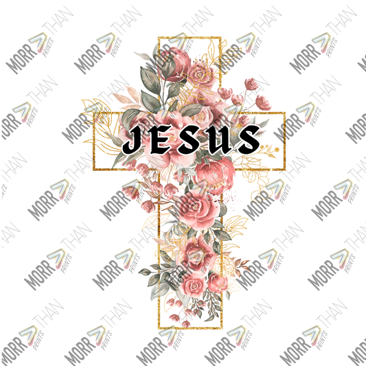 Jesus Floral Cross