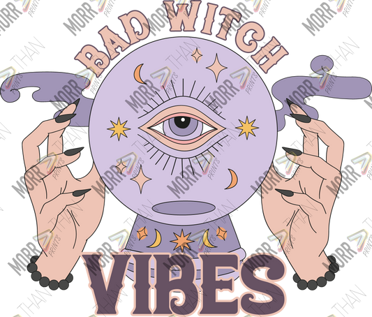 Bad Witch Vibes Fortune Teller DTF Print