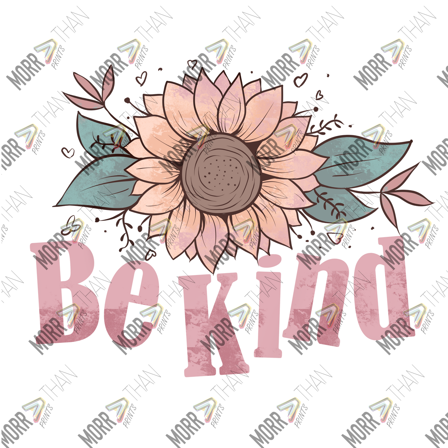 Be Kind Stamped Floral