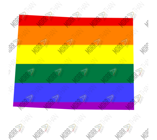 Wyoming Pride State Outline